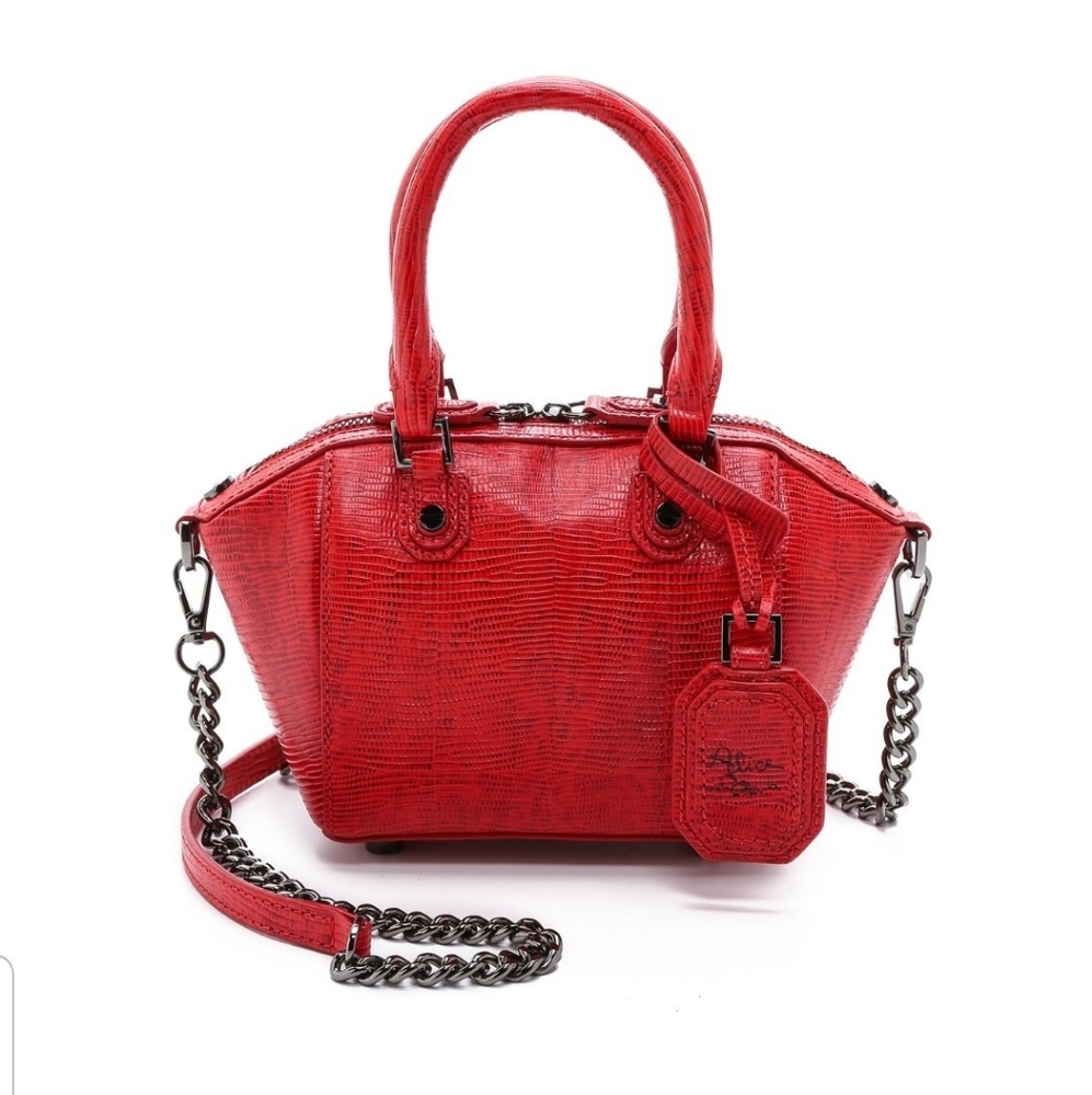 EUC Alice + Olivia Red Mini Crossbody